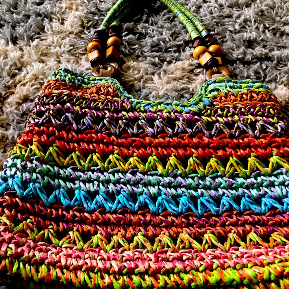 Cappelli Straw Handbag